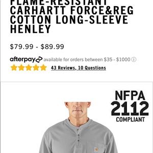 Men FRC Long sleeve henley